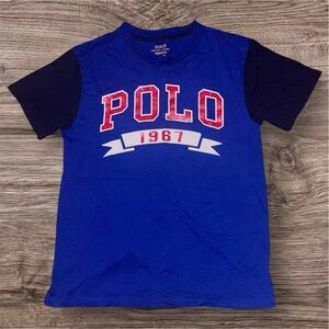 Polo by Ralph Lauren Kids Blue Graphic T-Shirt